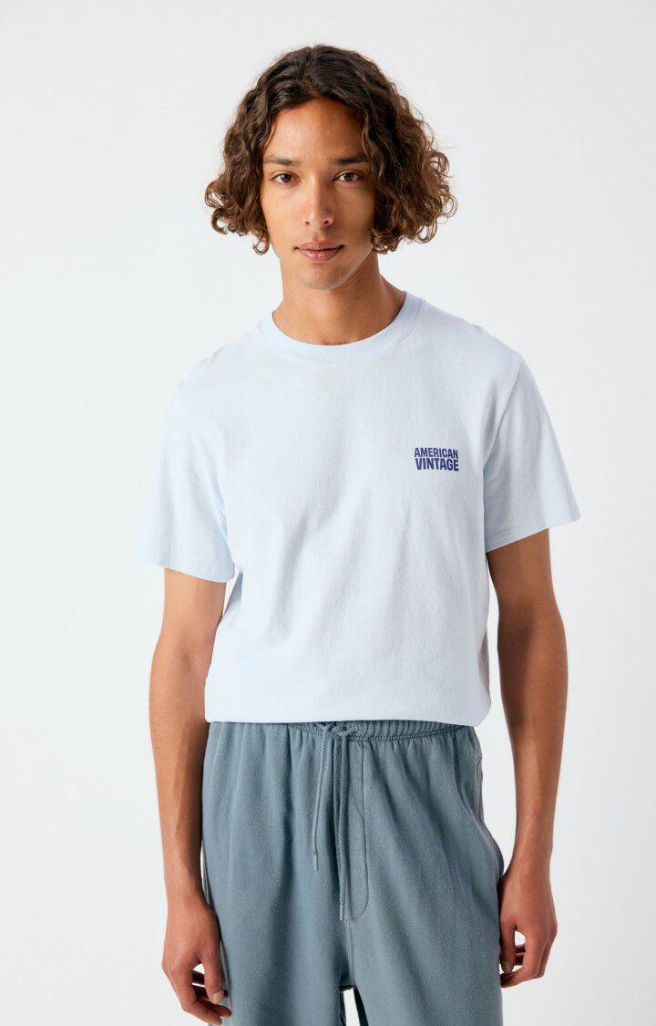 American Vintage Baby Blue Myko T-Shirt Herren hellblau